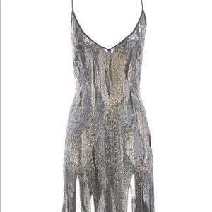 Mini Dress - Sequin - Designer Dress - Slip Dress